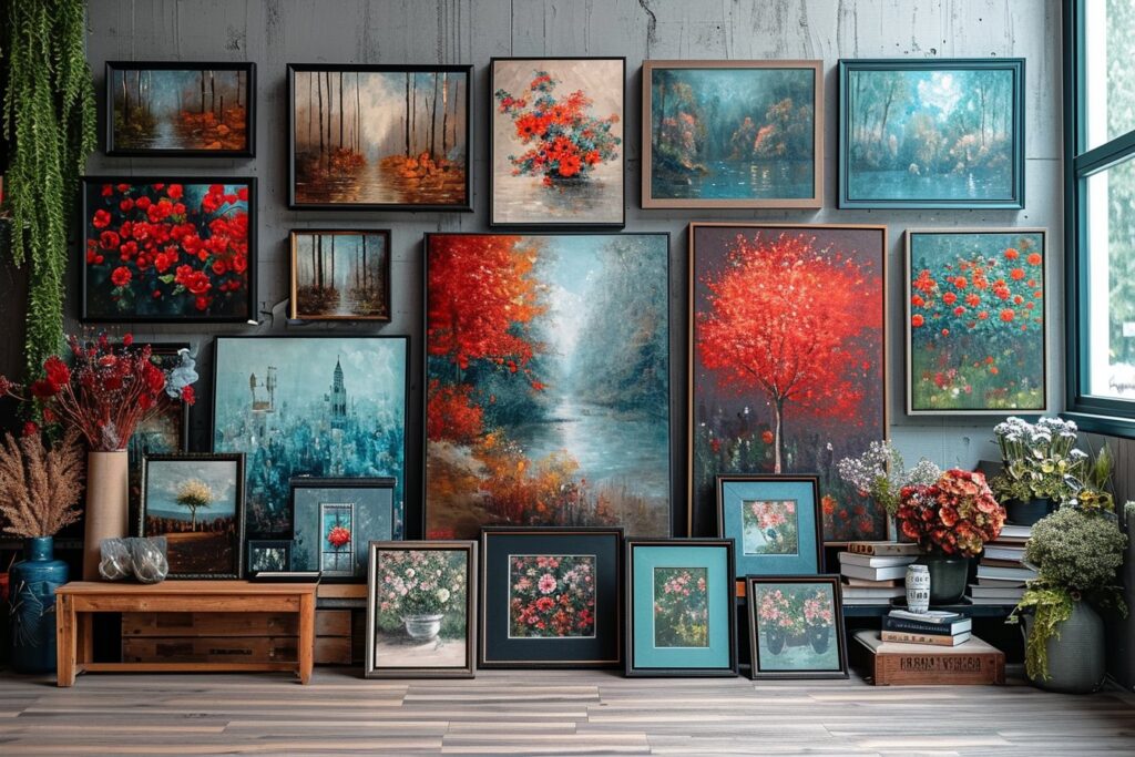 Déco murale tendance : tableaux et cadres, l&rsquo;alliance parfaite
