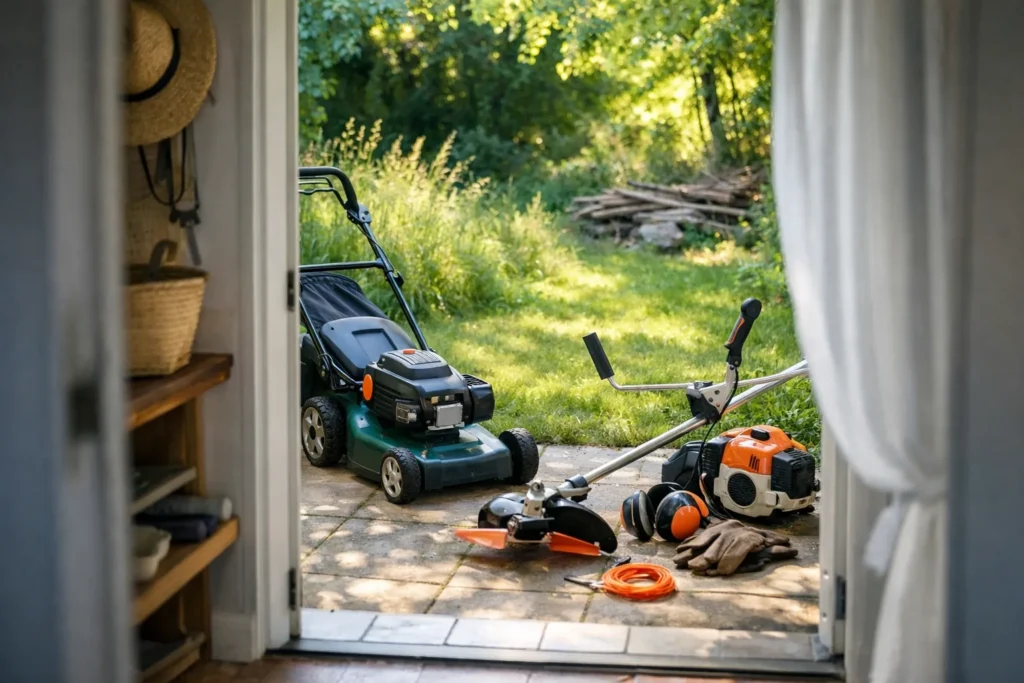 Tondeuse ou débroussailleuse : choisir la meilleure option pour entretenir son jardin