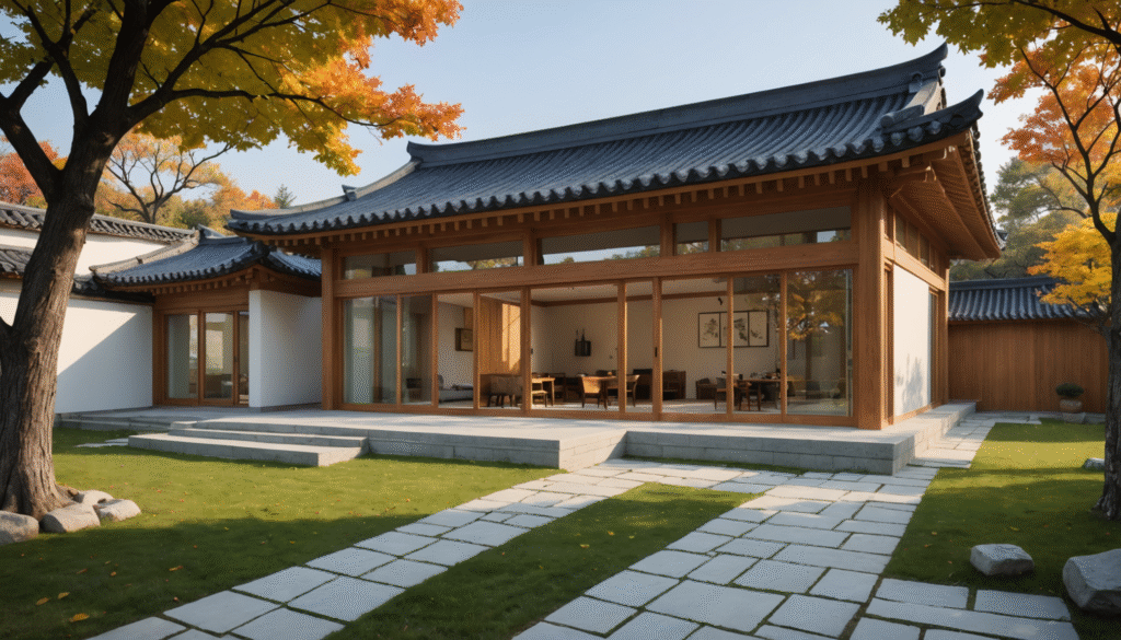 Architecture contemporaine et hanok revisités Corée du Sud