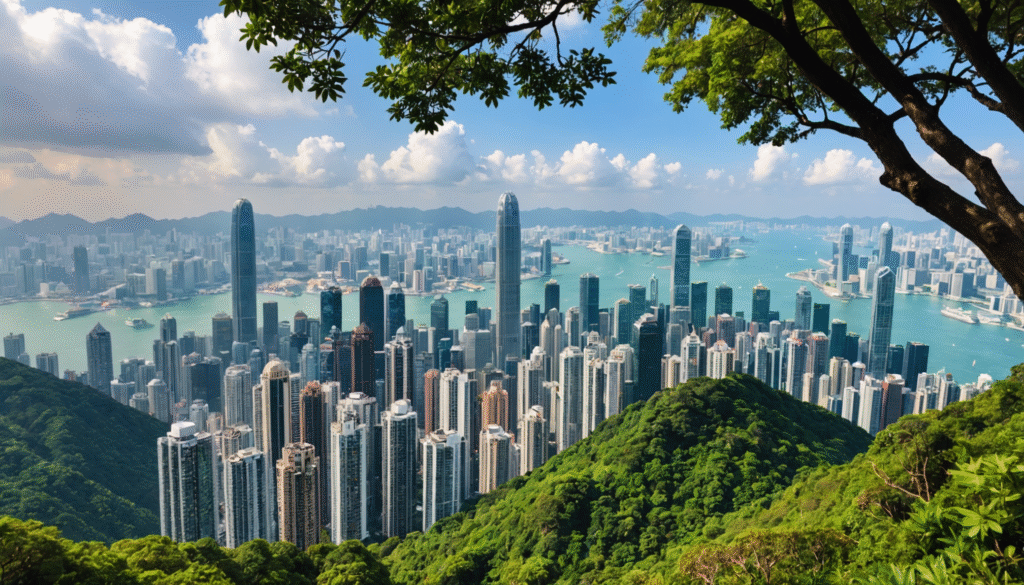 Panoramas d’architecture et quartiers emblématiques de la Région administrative spéciale de Hong Kong
