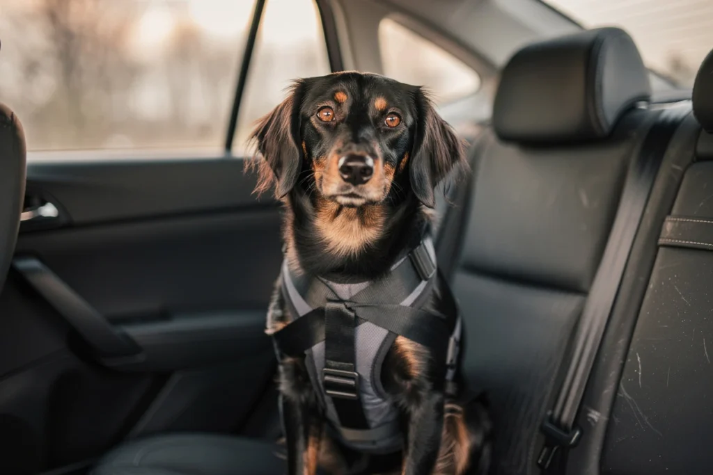 Ceinture de sécurité pour chien : voyager serein avec son animal
