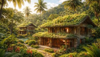 découvrez l'architecture tropicale à madagascar, alliant ventilation naturelle et toitures végétalisées pour des maisons durables, écologiques et confortables toute l'année.