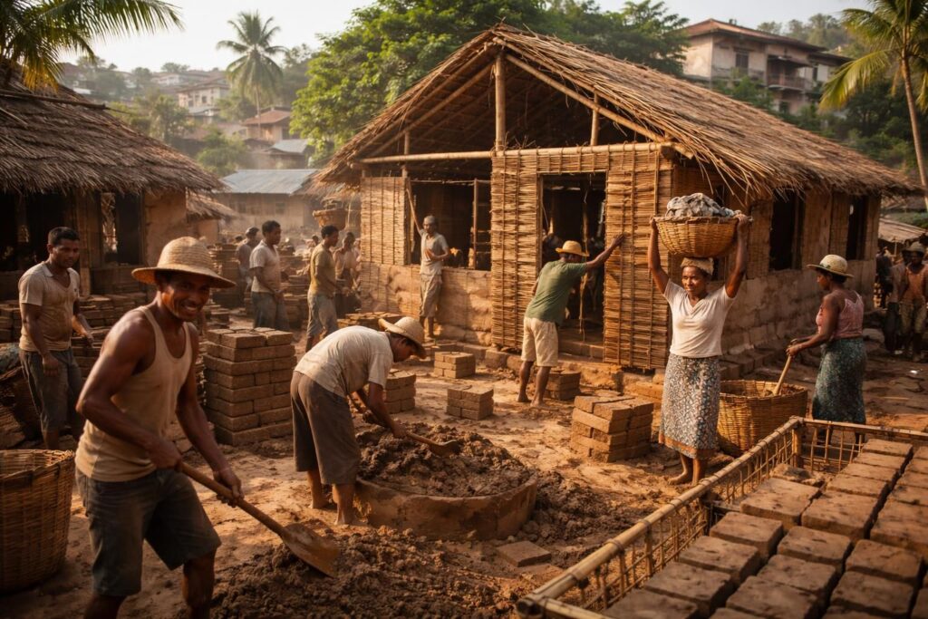 Construction économique à Madagascar avec matériaux locaux, artisans pas chers et bons plans Tananarive