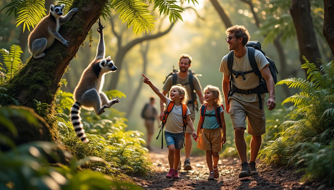 découvrez pourquoi madagascar est la destination idéale pour toute la famille, avec ses paysages uniques, sa faune exceptionnelle et ses activités pour tous les âges.