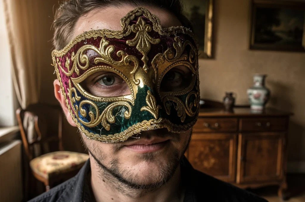 Le masque vénitien homme s’invite dans les intérieurs de caractère