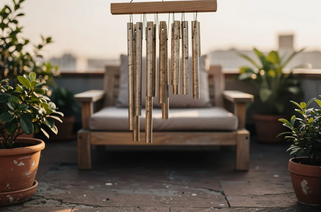 Créer une ambiance méditative sur sa terrasse grâce aux carillons à vent