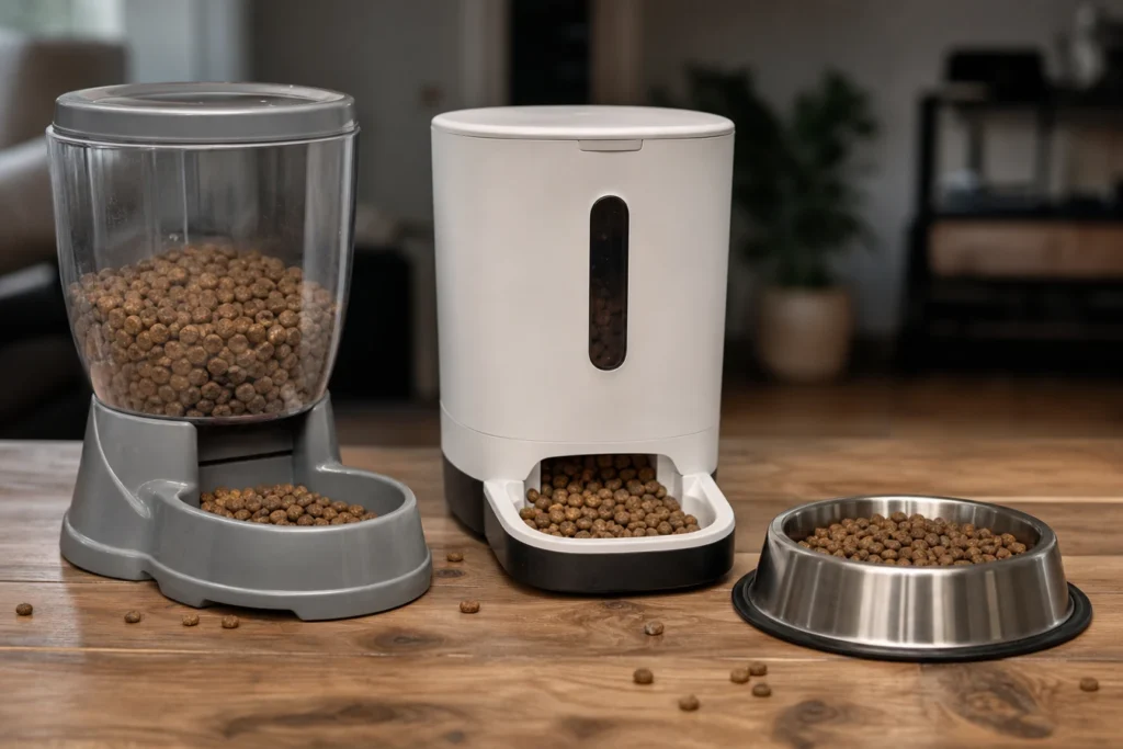 Les différents types de distributeur de croquettes pour chat disponibles : guide pour bien choisir