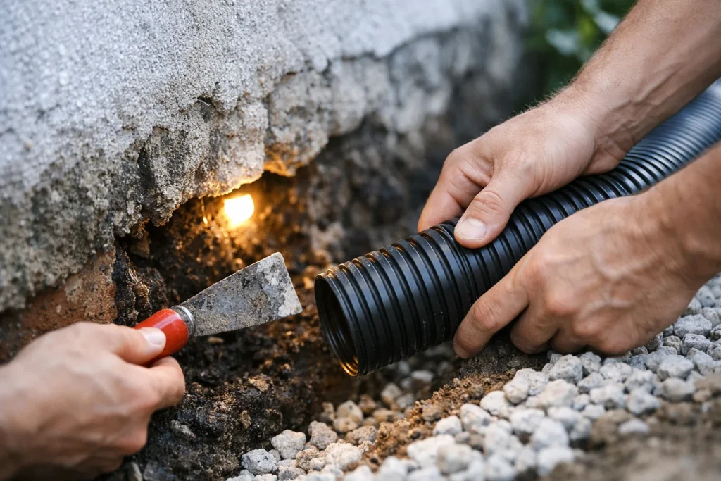 L&rsquo;humidité se traite à la source, jamais à la peinture