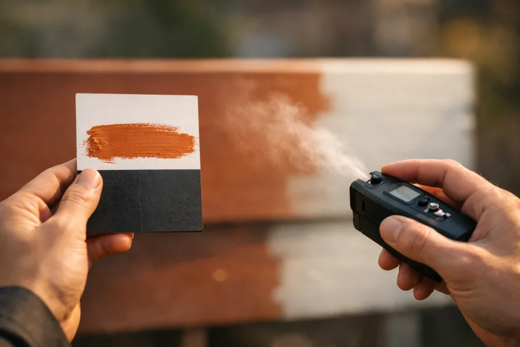 Une peinture se juge à son opacité et à son émission
